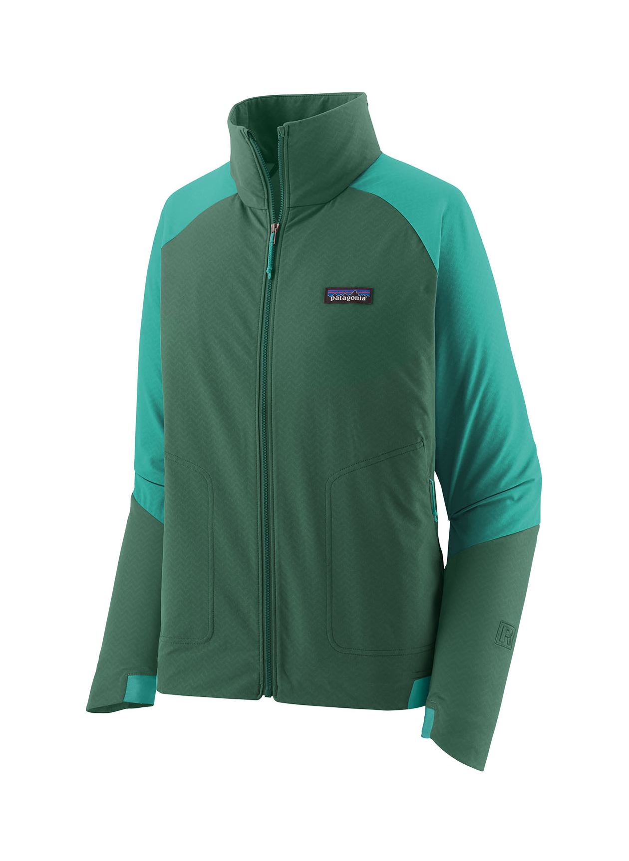 Conifer Green Patagonia R1 CrossStrata Jacket Women's
