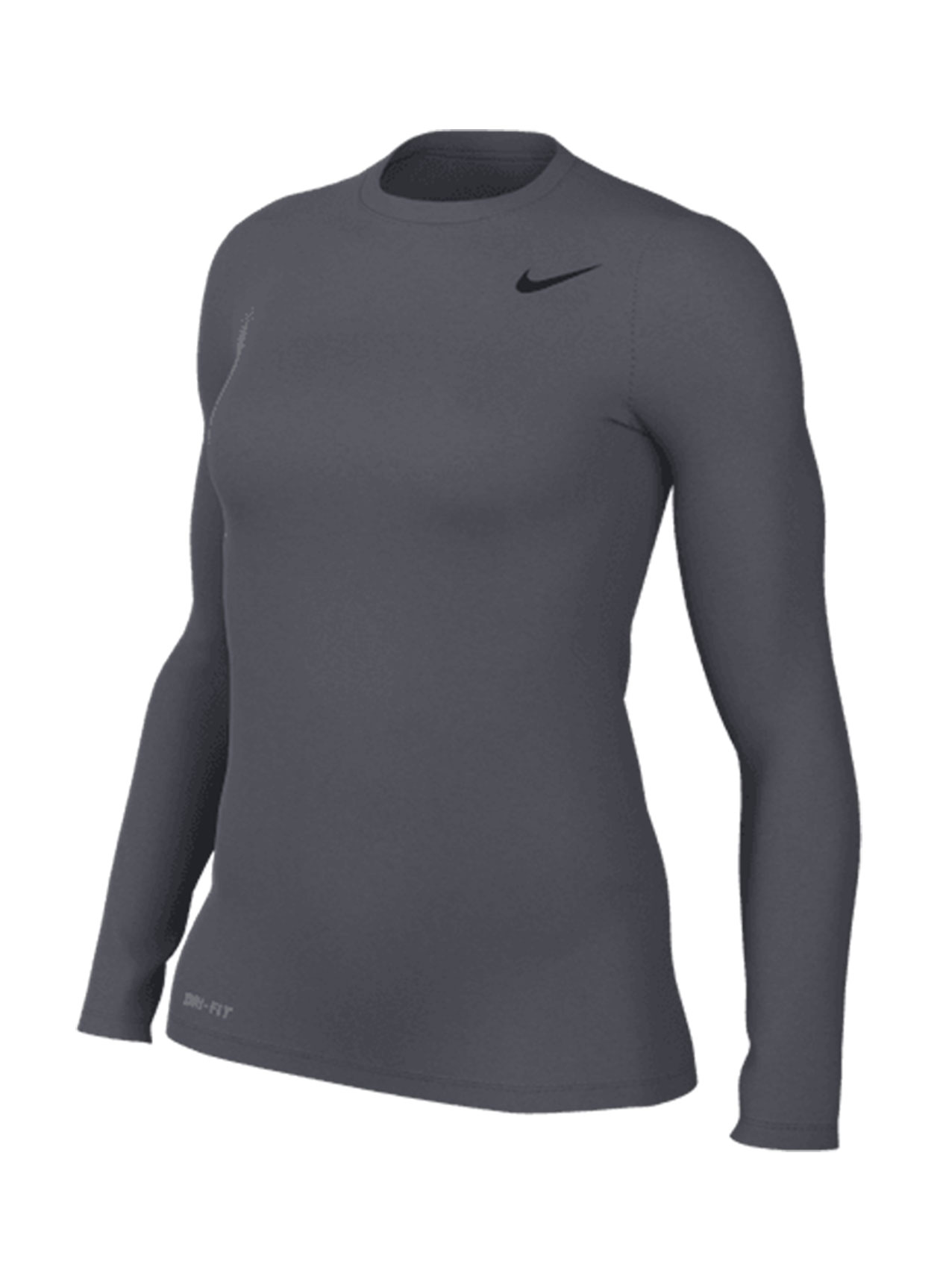 Nike Carbon Heather Legend Long-Sleeve Crew T-Shirt Women's