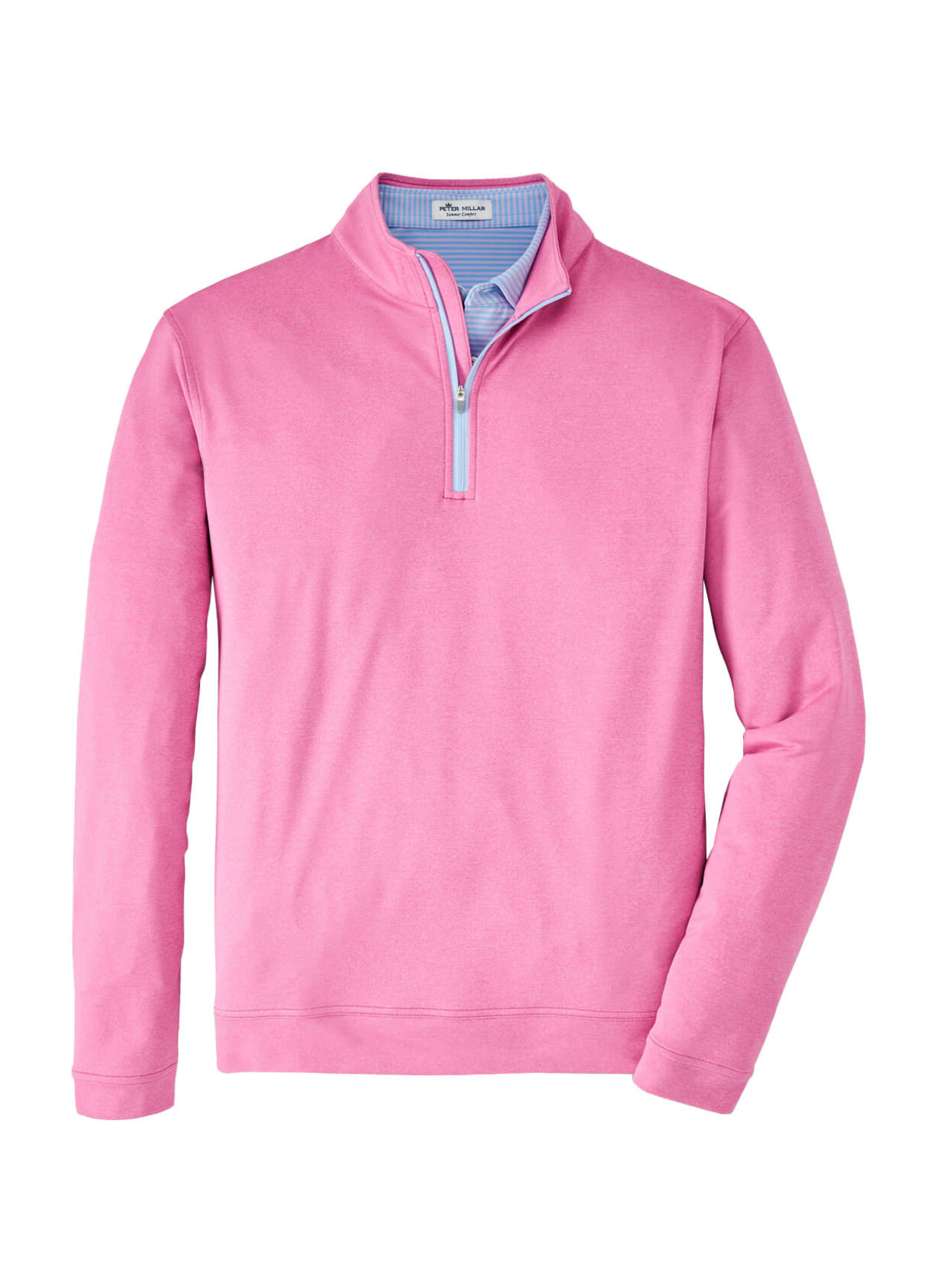 Men's Peter Millar Blue Poppy Perth Melange Performance