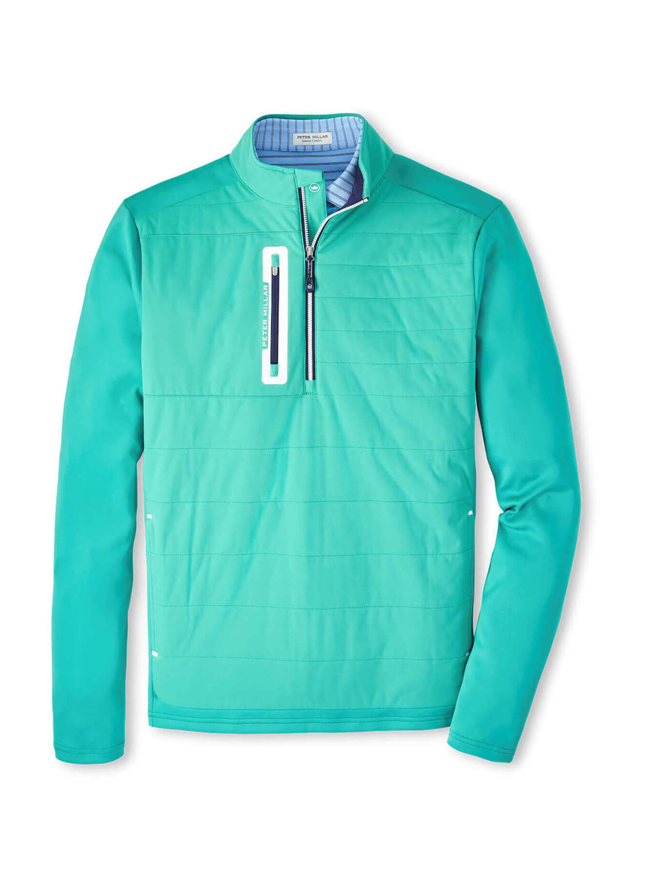 Peter Millar Men's Billiard Weld Elite Hybrid Half-Zip Peter Millar Men's Billiard Weld Elite Hybrid Half-Zip