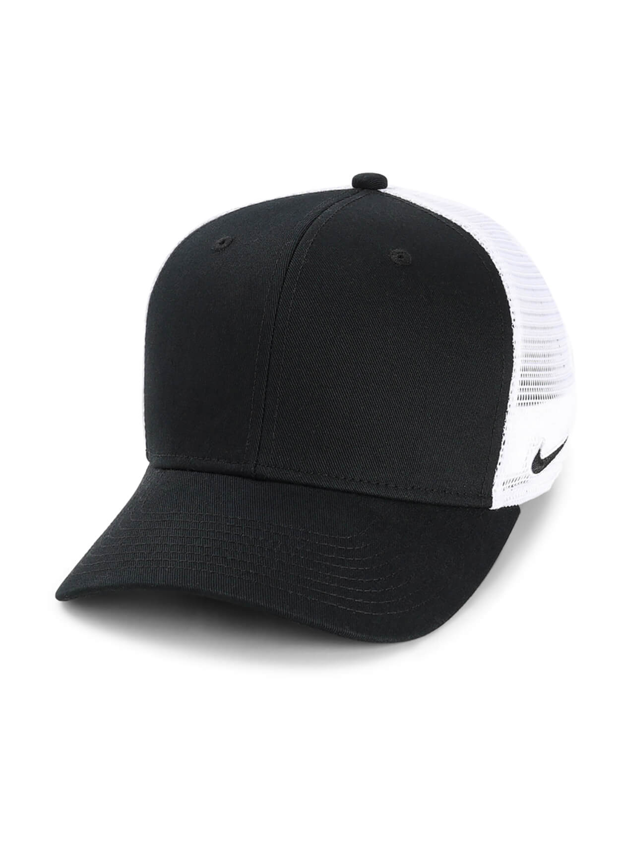 Nike White and Black Dual Pack Baseball Hats Cap Nike Sphere Black & White - Western Reserve Academy main image 3