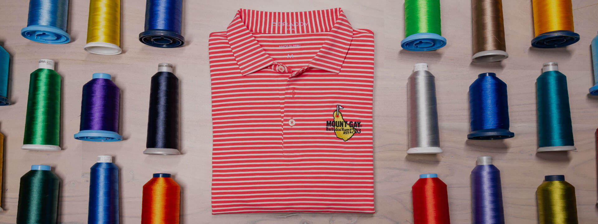 Performance fabrics. Moisture wicking. Printed polo. Golf polo shirts. Quarter-zips. B Draddy. Performance fabrics. Moisture wicking. Printed polo. Golf polo shirts. Quarter-zips. B Draddy.