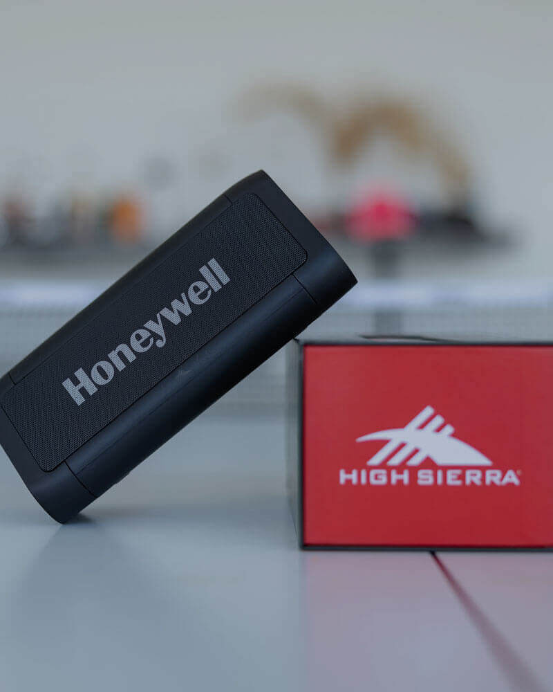 Keep the beat and stay connected with custom speakers, headphones & tile trackers.