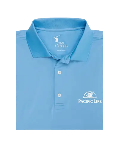 Fairway & Greene Men's Solid Tech Jersey Polo
