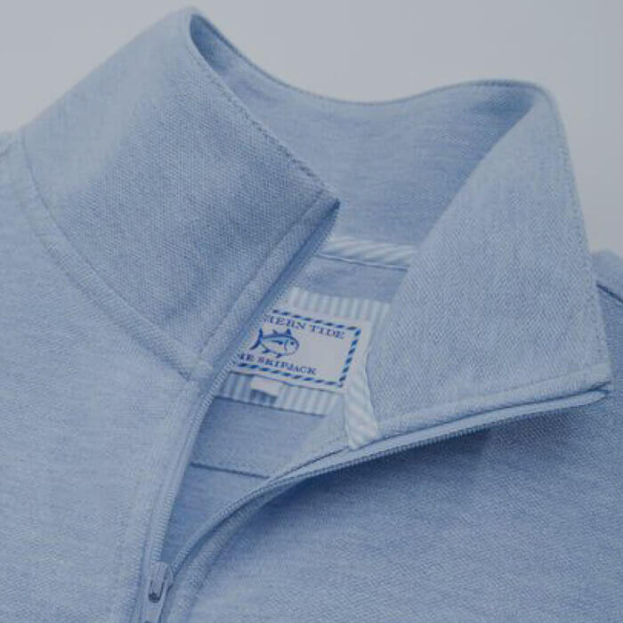 SOUTHERN TIDE MEN'S SKIPJACK QUARTER ZIP