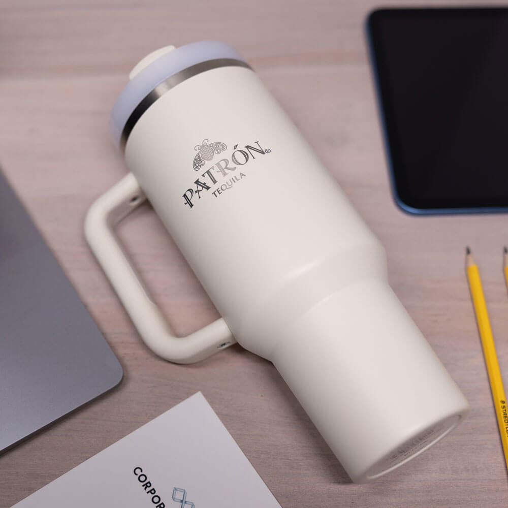 Custom Stanley Cups. 32 Oz Cup With Straw. Custom Drinkware. Water Tumbler With Straw.