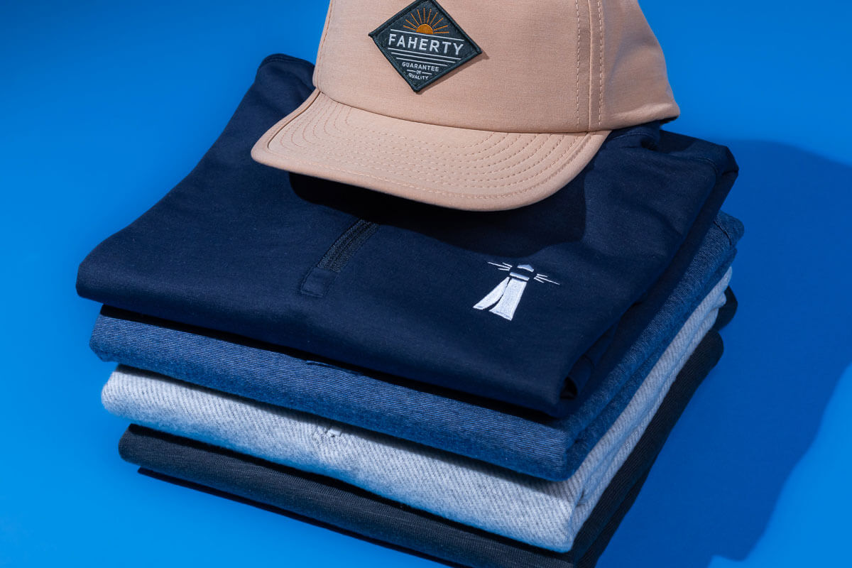 Custom Faherty, Custom Apparel, Branded Faherty, Patagonia Employee Gifts