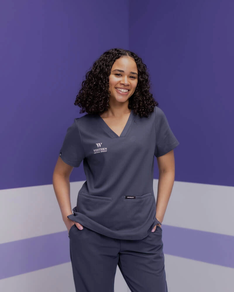 Custom Jaanuu scrubs make the perfect nurse & medical uniforms for healthcare professionals.