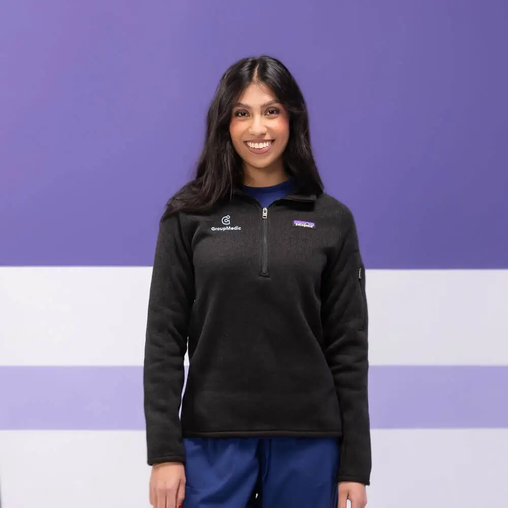 Look great in premium quality medical clothing. Custom Patagonia healthcare uniforms.