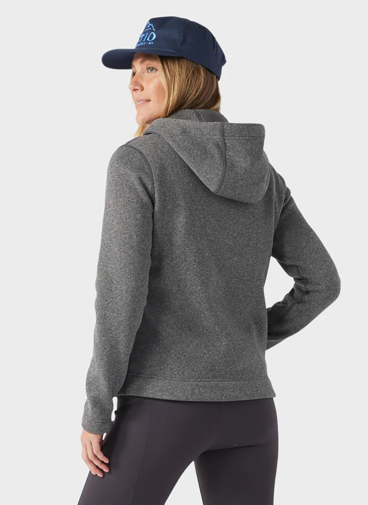 Under Armour Women's True Grey Heather / Black Hustle Full-Zip Hooded  Sweatshirt