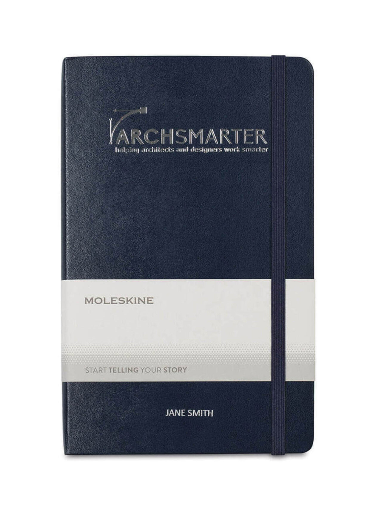 Moleskine Sapphire Blue Hard Cover Large Double Layout Notebook