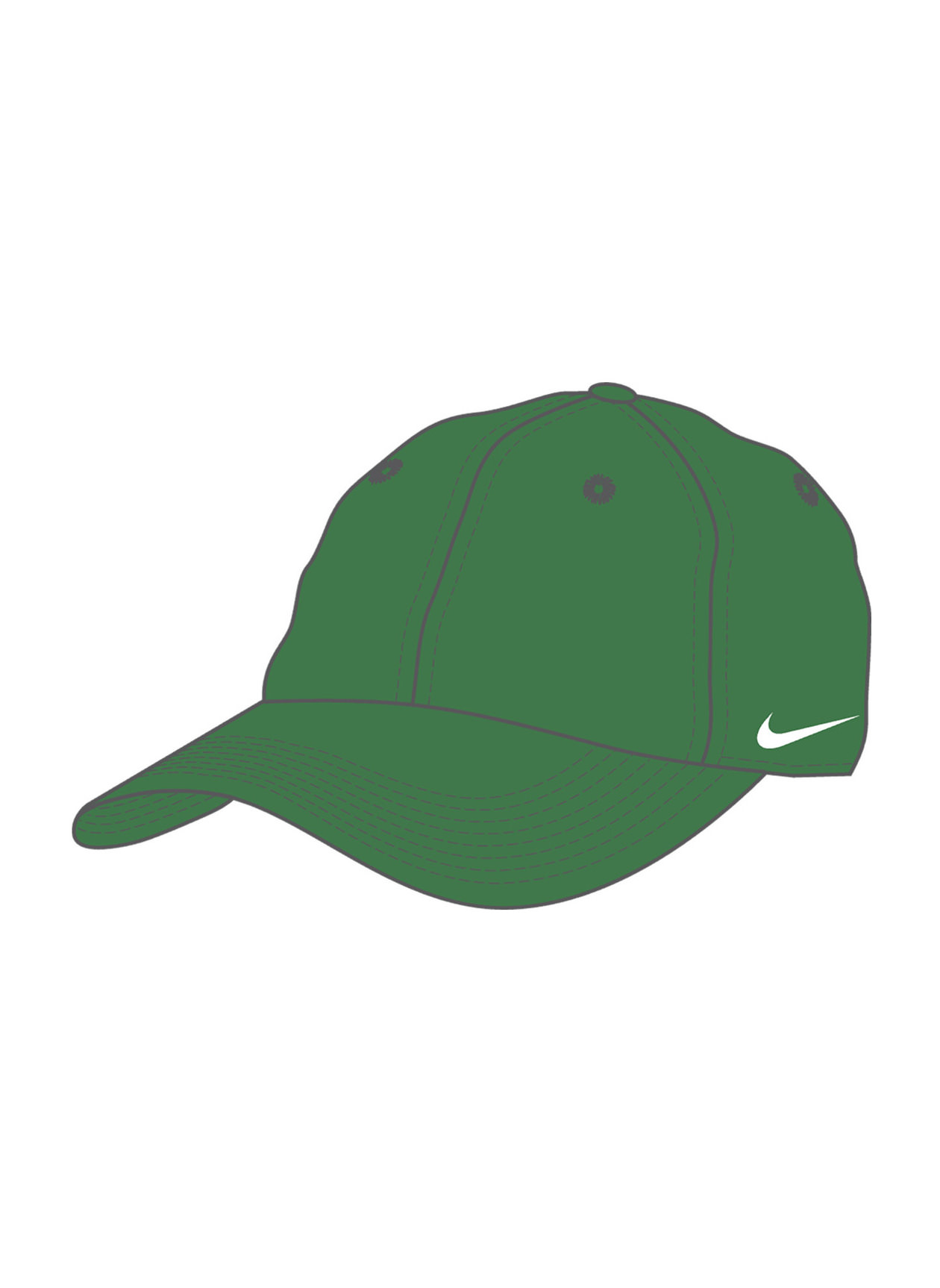 Nike Apple Green / White Team Campus Hat