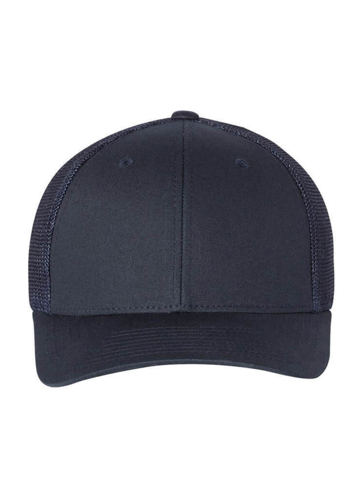 Richardson Navy | Fitted Trucker Richardson Hat With R-Flex