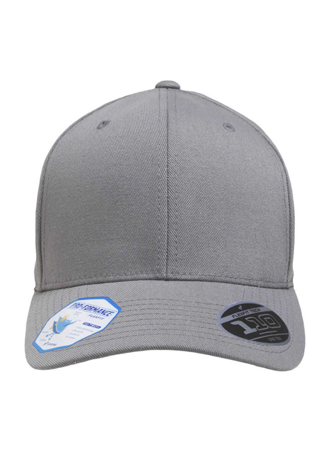 Flexfit Grey Pro-Formance Solid Hat