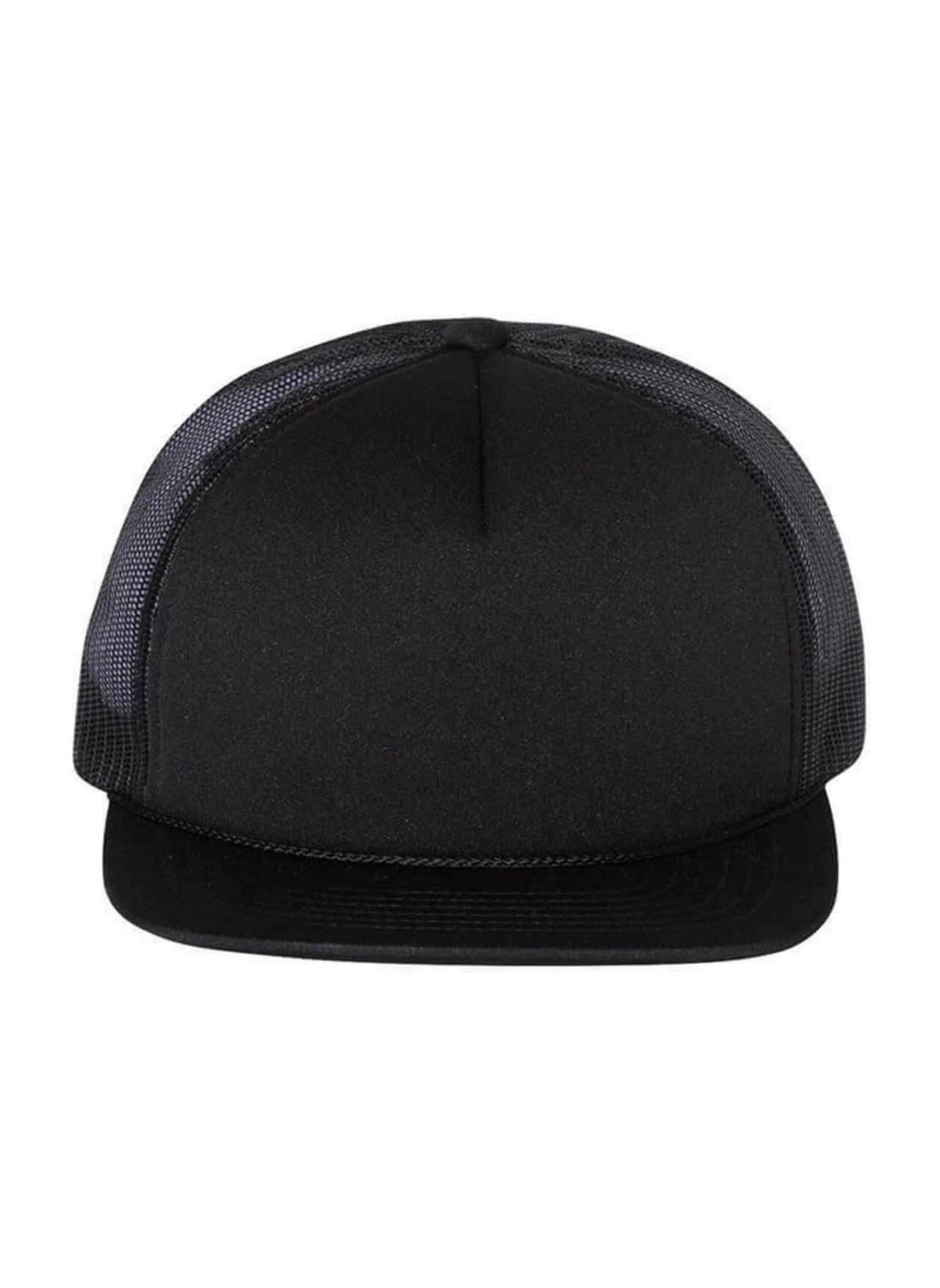 Richardson Black Foam Trucker Hat