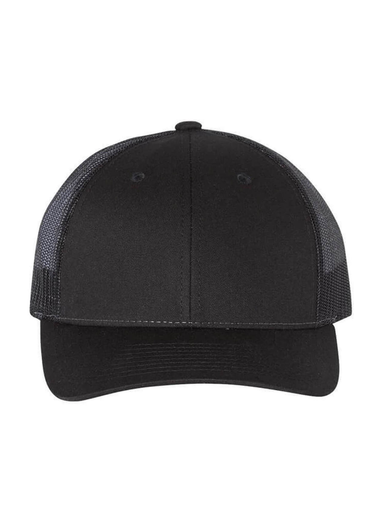 Richardson Black Low Pro Trucker Hat