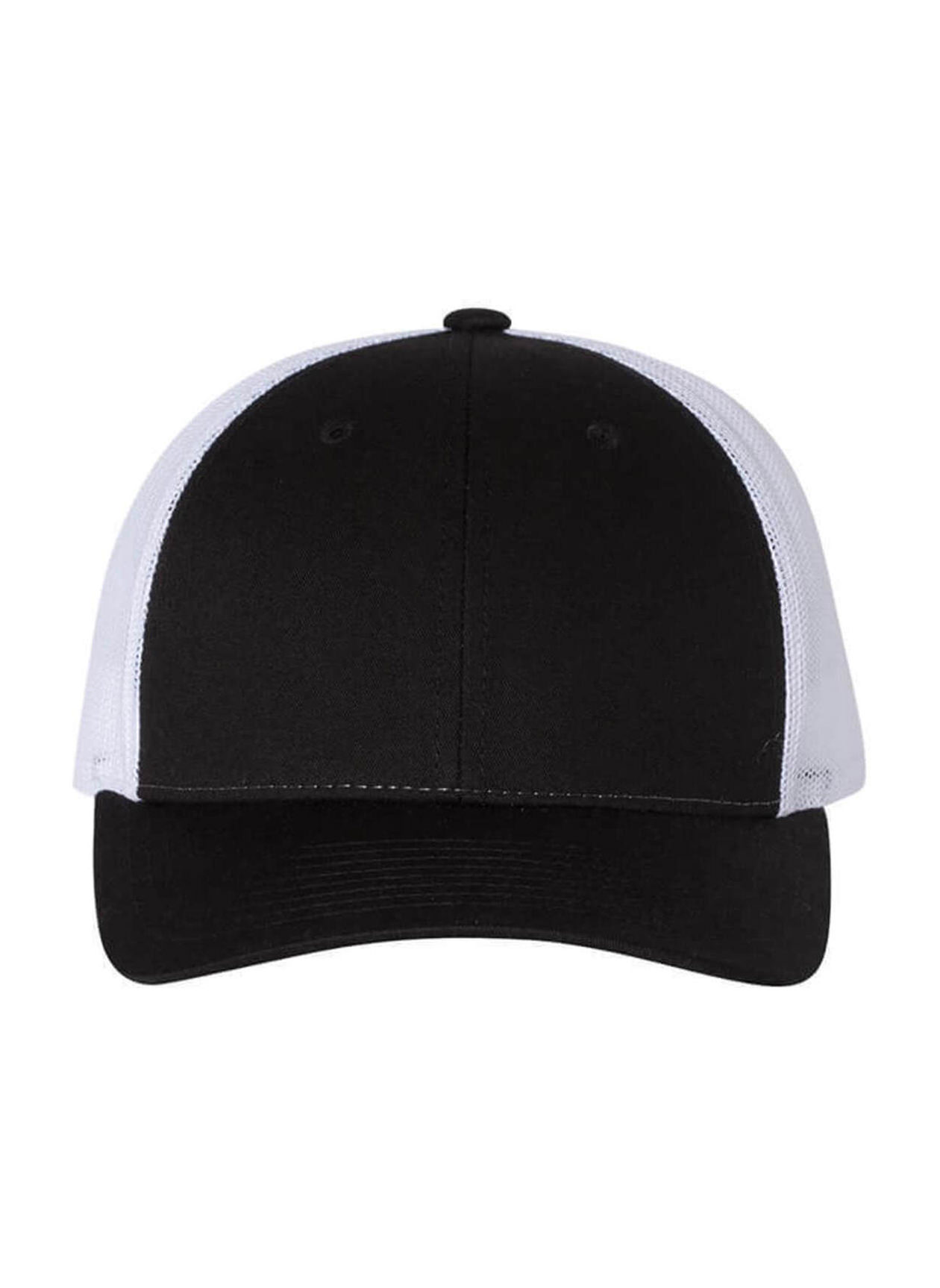 Richardson Black / White Low Pro Trucker Hat