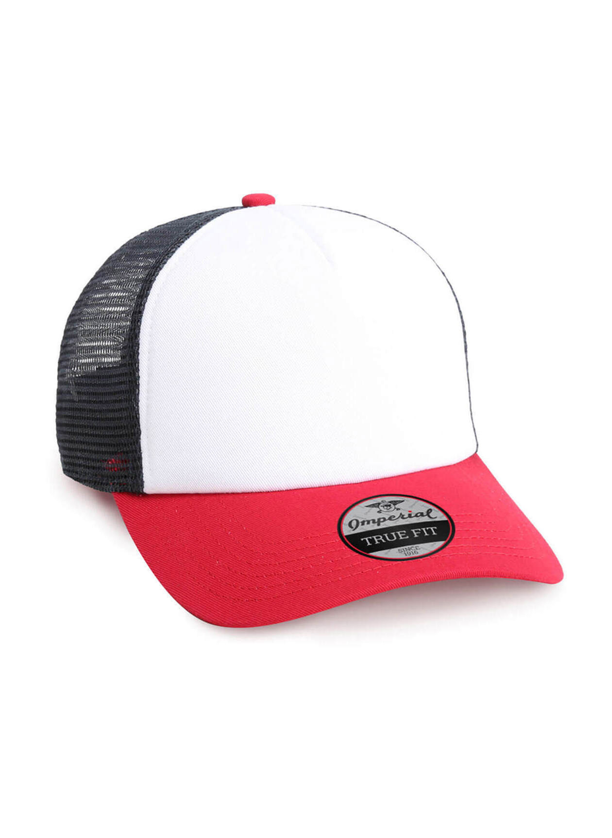 Imperial White / Red / Navy The North Country Trucker Hat