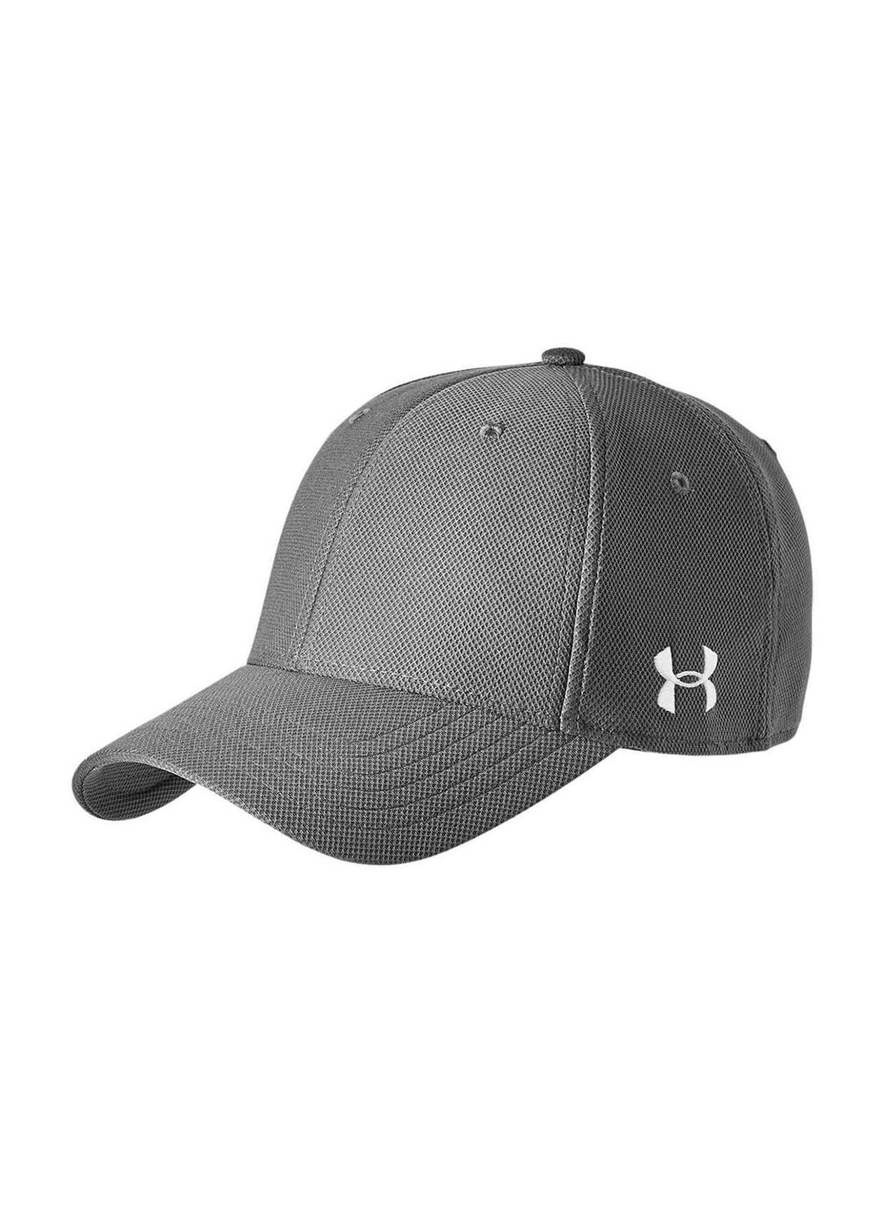 Graphite Under Armour Blitzing Curved Hat | Under Armour | Baseball Caps