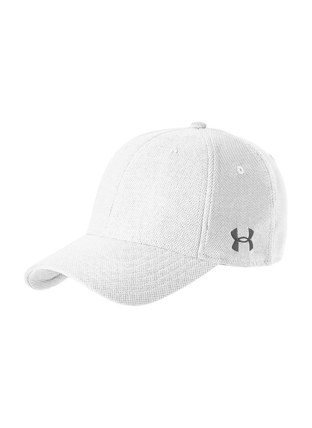 White Under Armour Blitzing Curved Under Armour | Hat