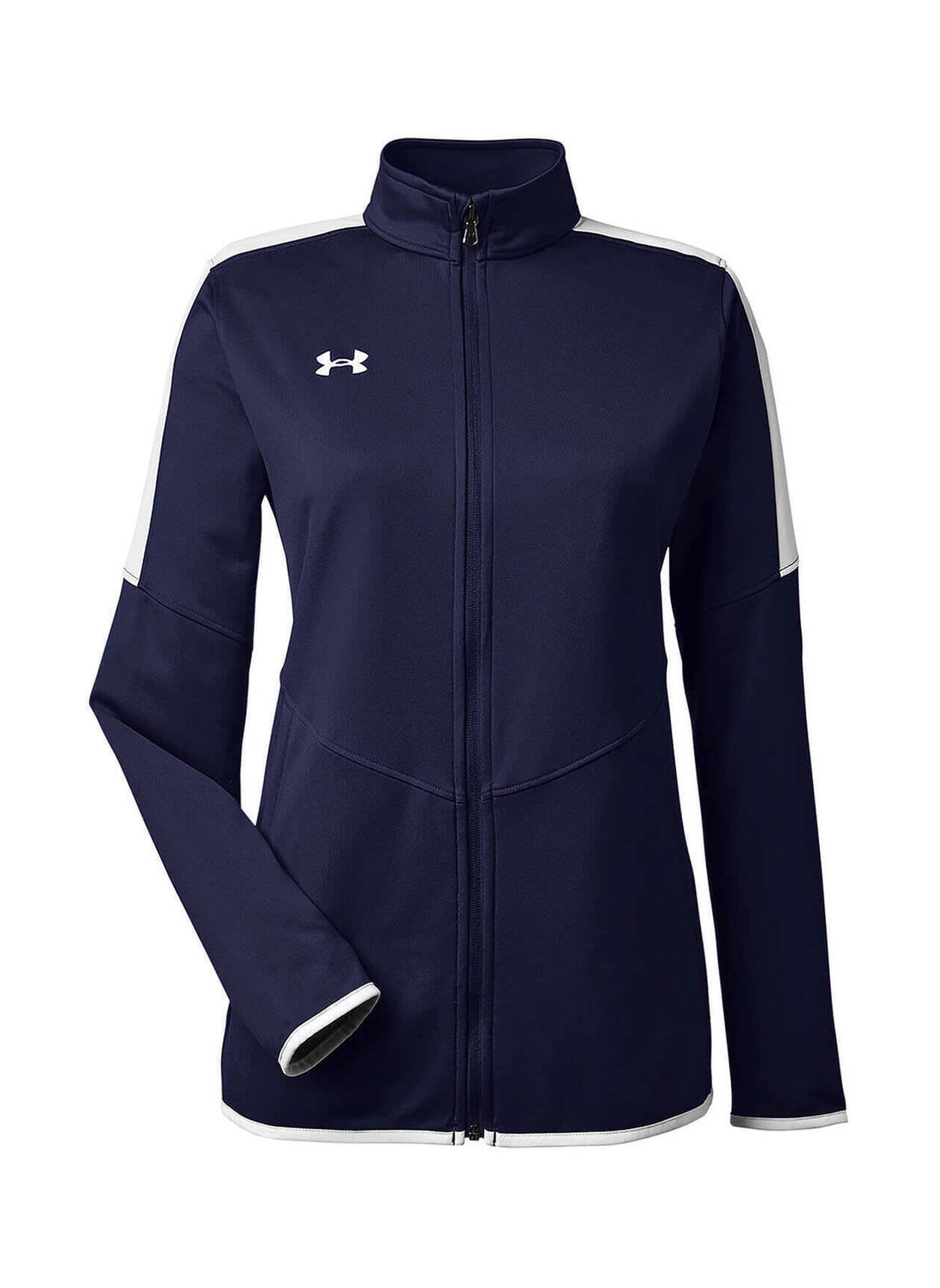 Under Armour Women's Navy Rival Knit Jacket