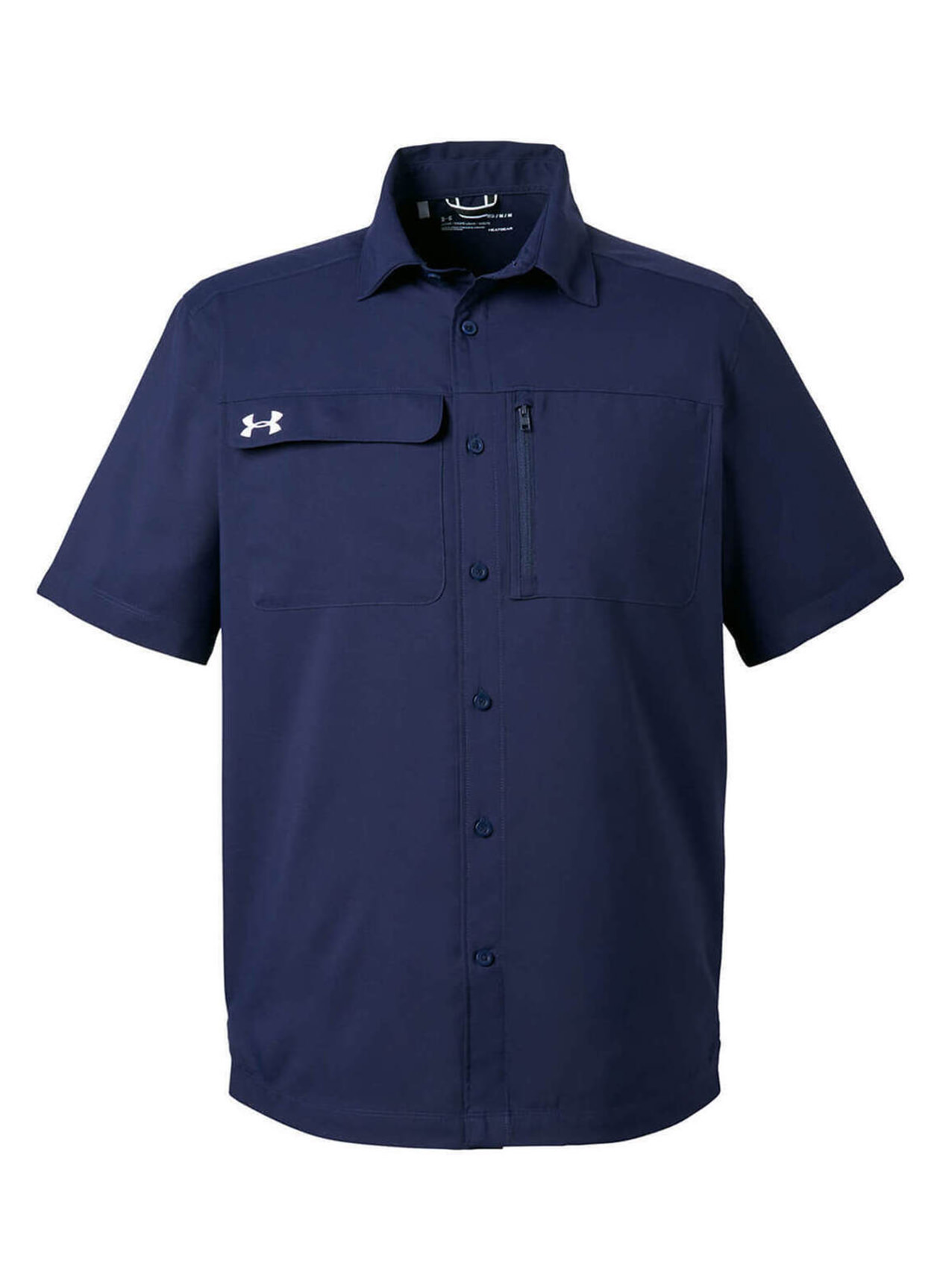 Company Under Armour Men's Midnight Navy Motivate Coach Woven Shirt