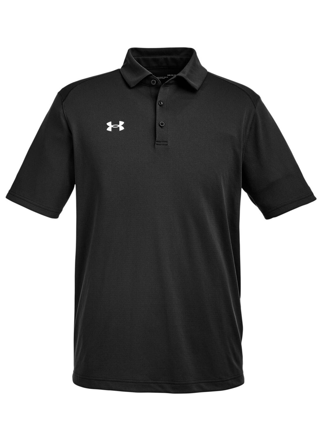 Embroidered Under Armour Men's Black Tech Polo