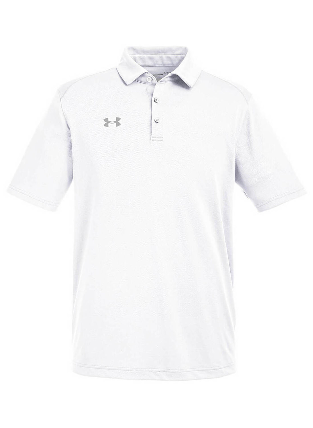 Custom Under Armour Men's White Tech Polo | Embroidered Polo Shirts