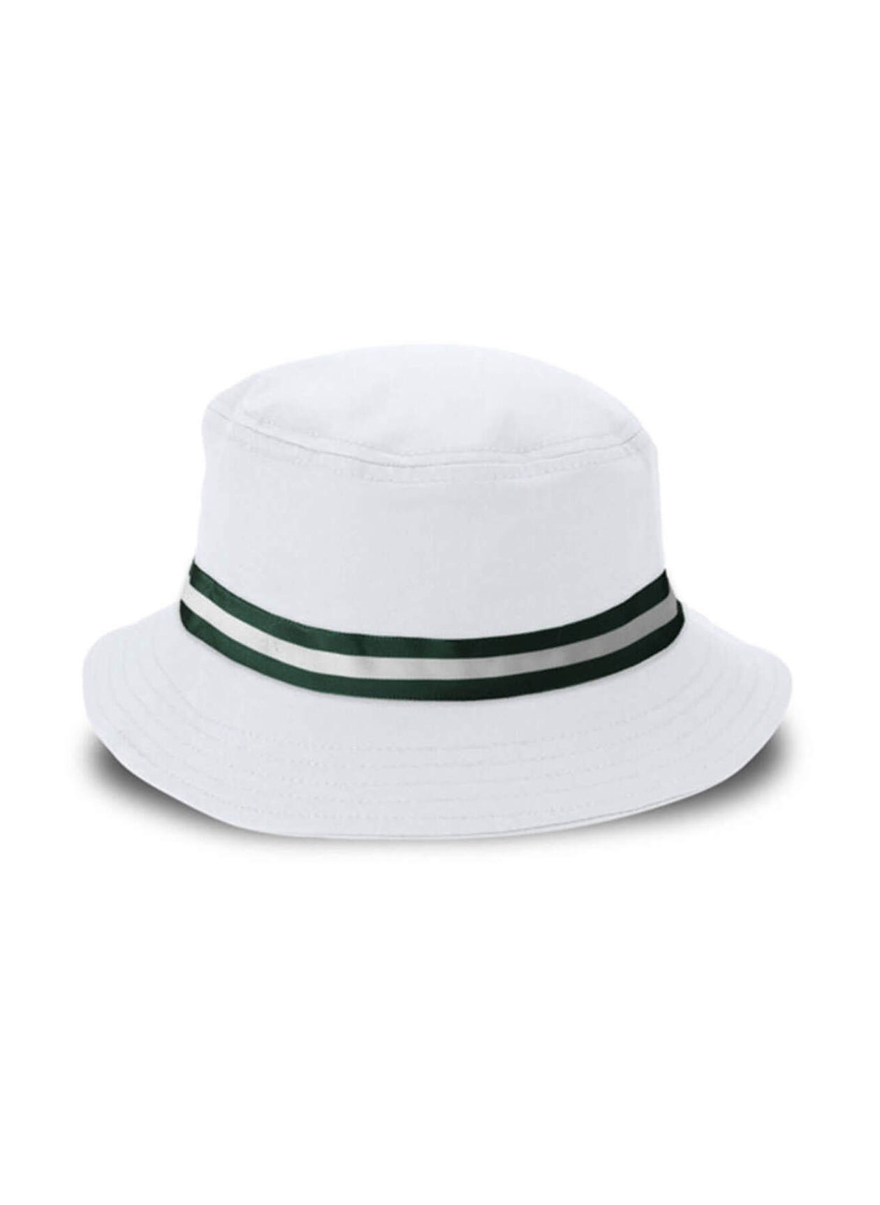 Imperial White / Dark Green The Oxford Bucket Hat