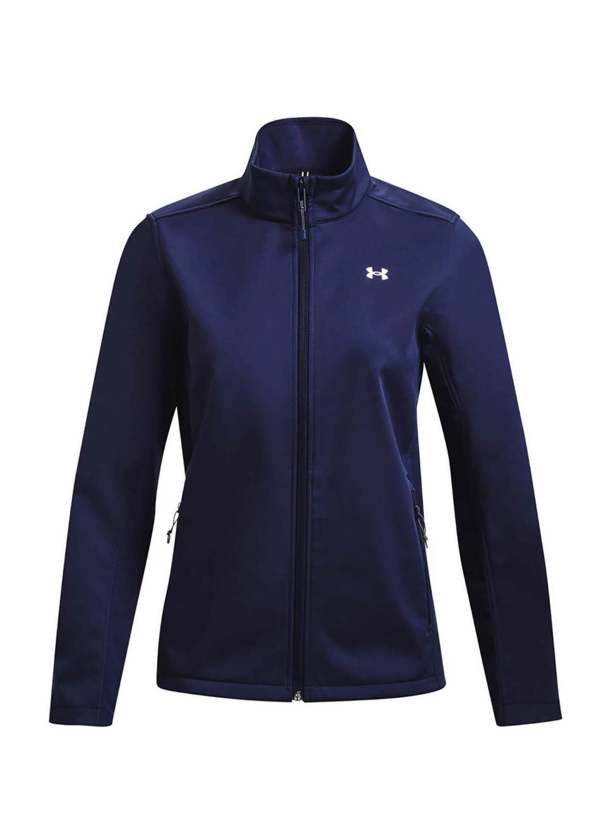 Branded Under Armour Women's Navy / White ColdGear Infrared Shield 2.0  Jacket