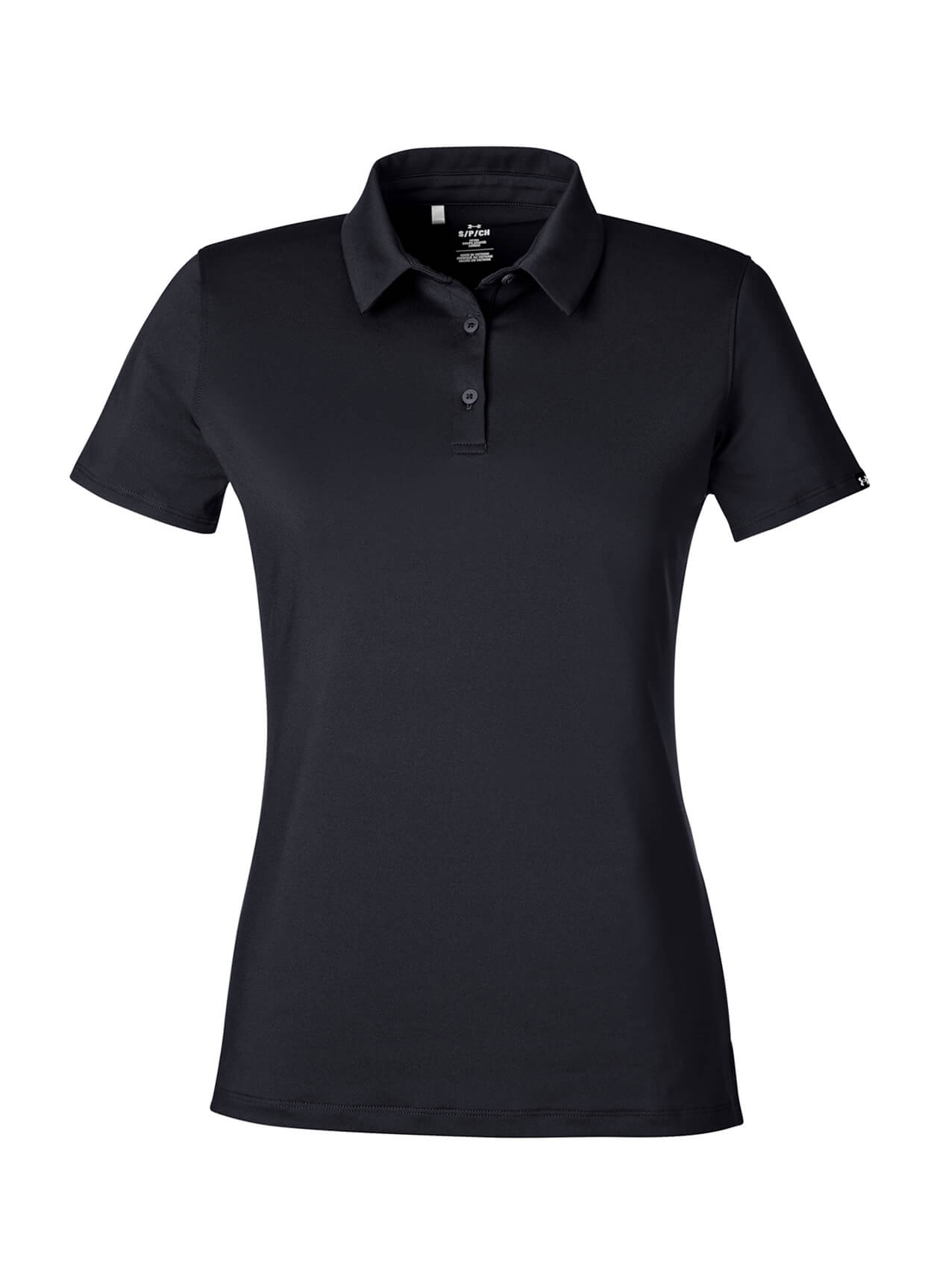 Under Armour Women's Black Recycled Polo