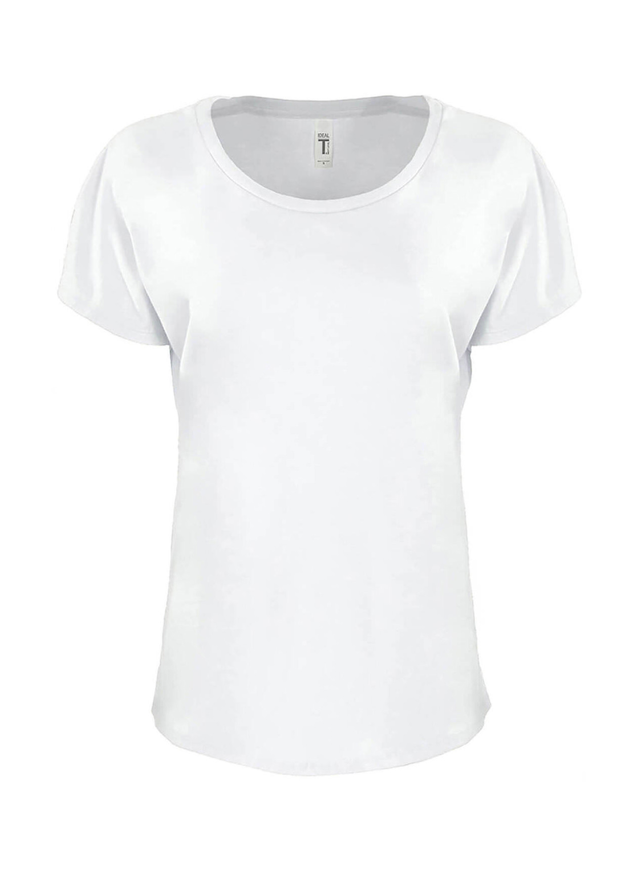 Next Level Women's White Ideal Dolman T-Shirt