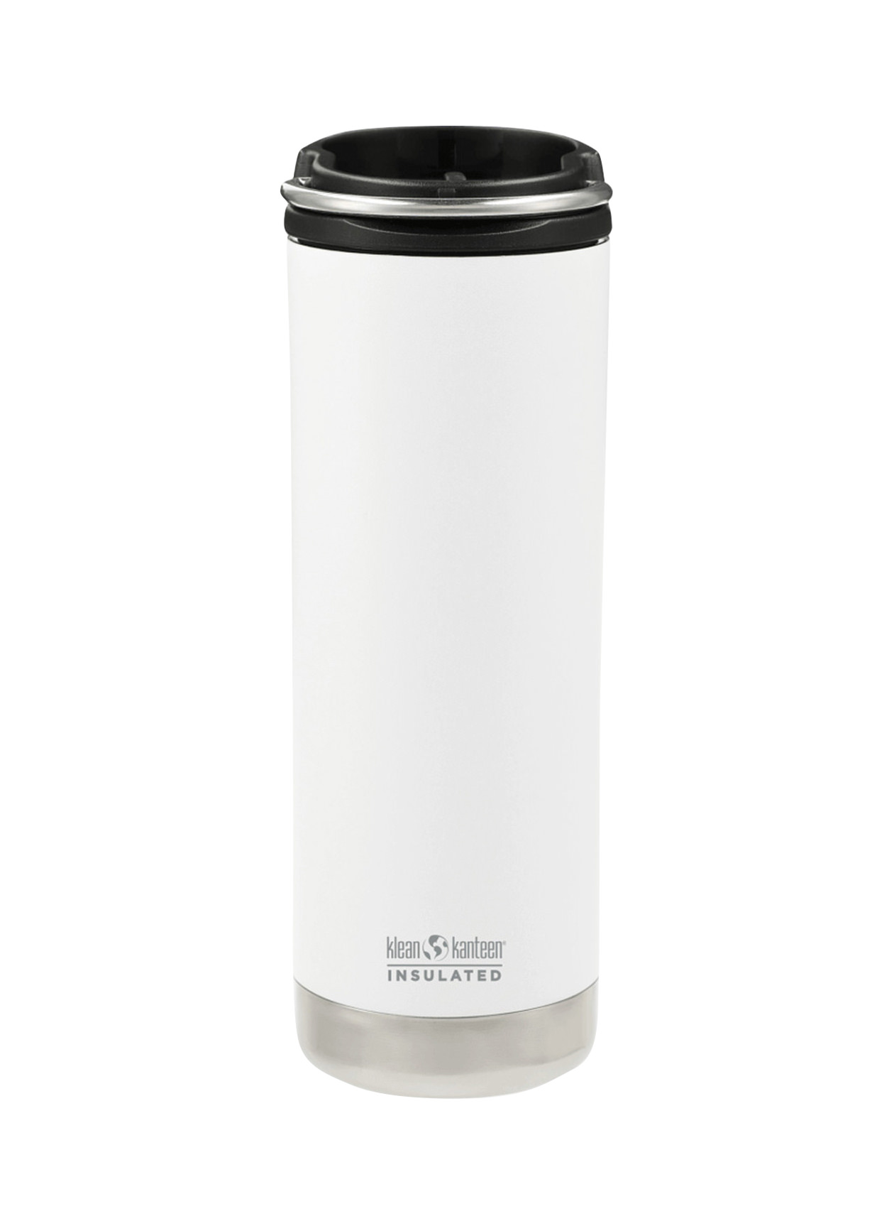 White Klean Kanteen 16 oz Tkwide Canteen Cafe Cap Klean Kanteen