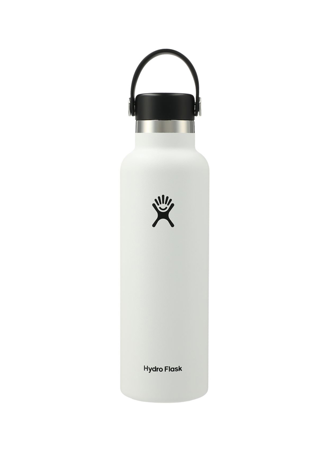 Hydro Flask White Standard Mouth With Flex Cap 21oz.