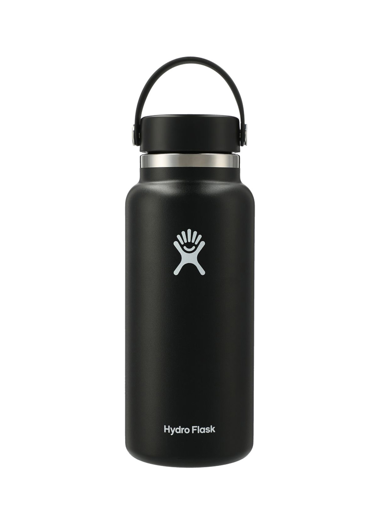 24ct. Custom Hydro Flask Black Wide Mouth with Flex Cap 32oz. by Corporate Gear