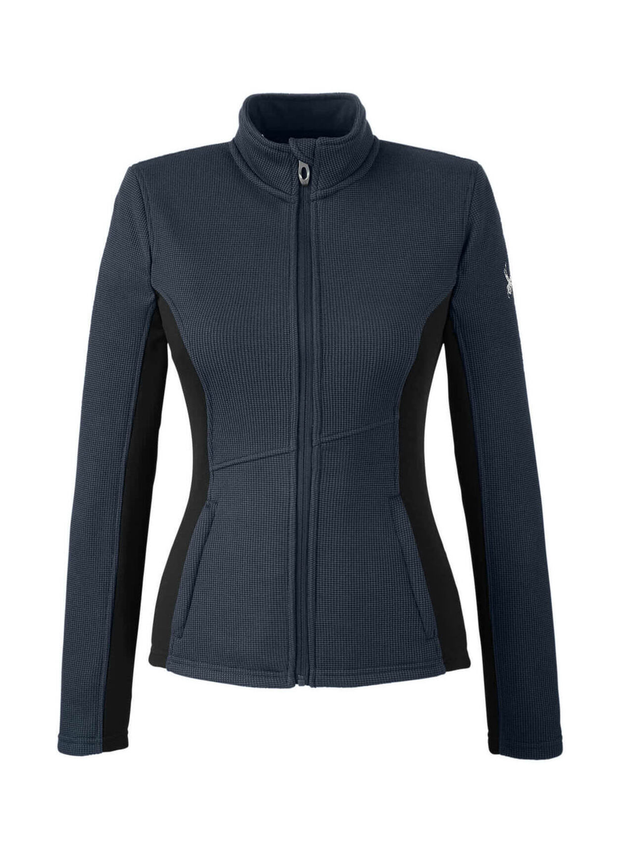 Spyder Women's Frontier / Black / White Constant Sweater Fleece Jacket ...