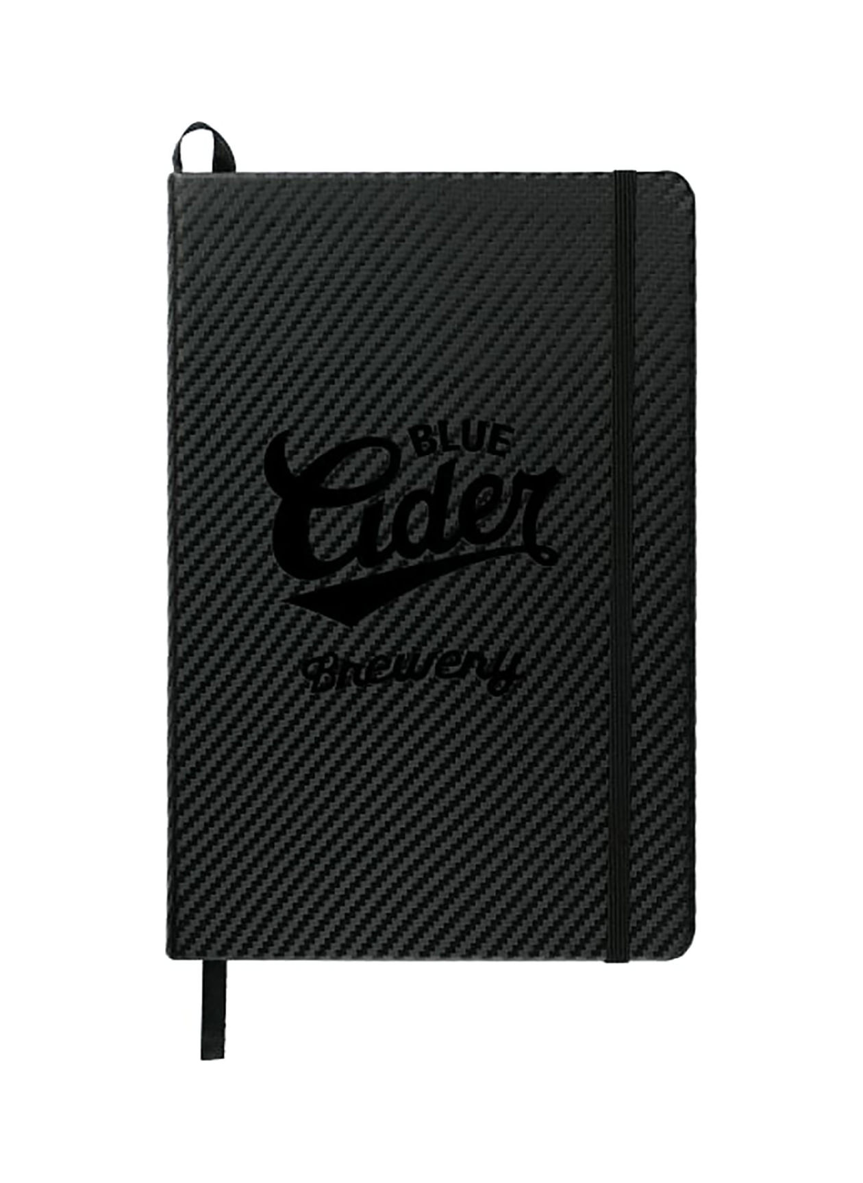 Journalbooks Black 5.5" x 8.5" Ambassador Carbon Fiber Notebook
