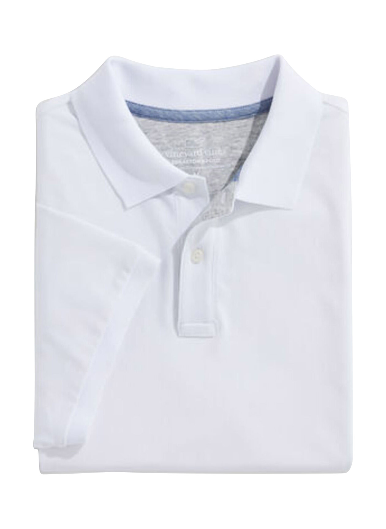 Men's Vineyard Vines White Dallas Cowboys Edgartown Tri-Blend Polo