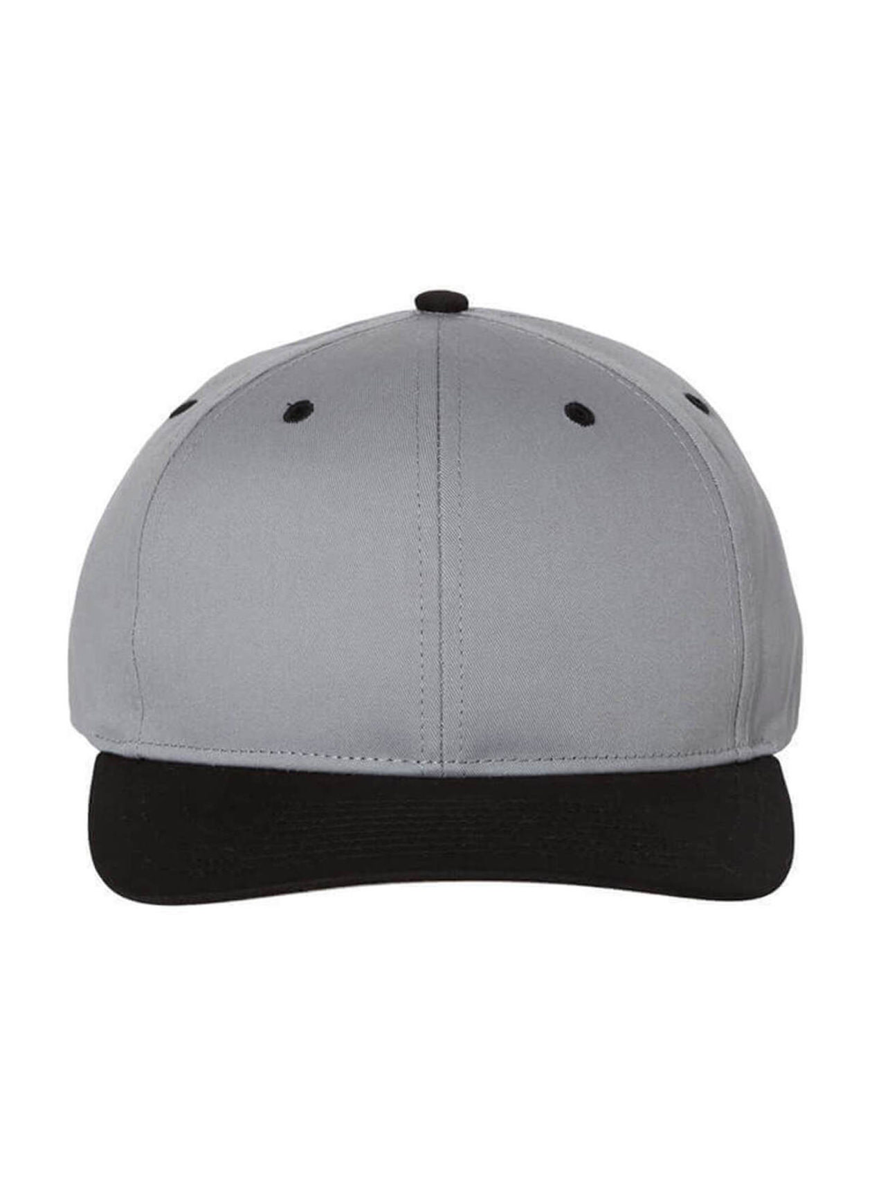 Richardson Grey / Black Pro Twill Snapback Hat