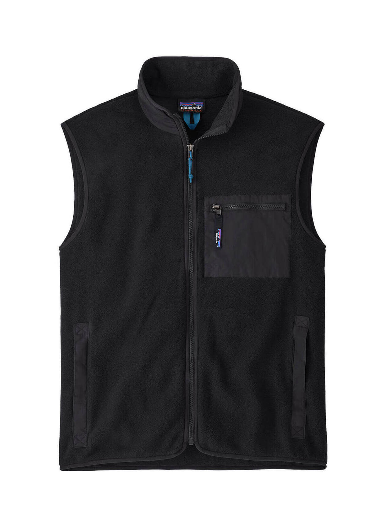 Embroidered Patagonia Men's Black Synch Vest | Custom Vest
