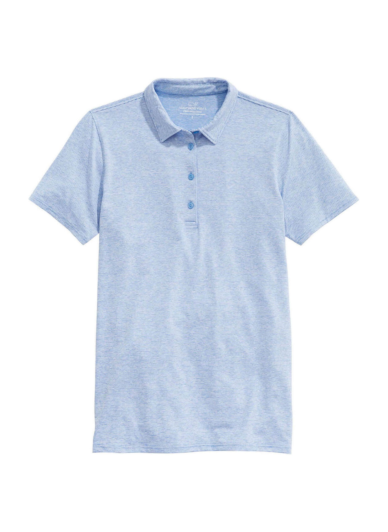 Vineyard Vines Destin Stripe Sankaty Polo Shirt In Blue