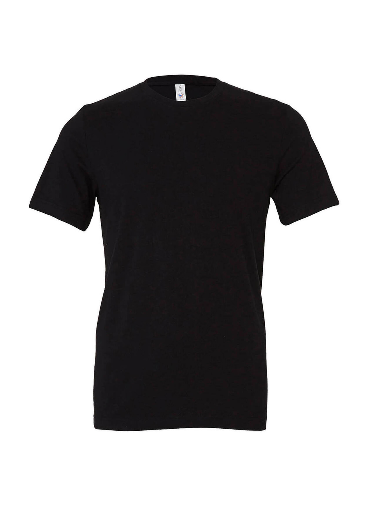 Custom T-shirts | Screen Printed Bella + Canvas Men\'s Black Jersey T-Shirt | Rundhalsshirts