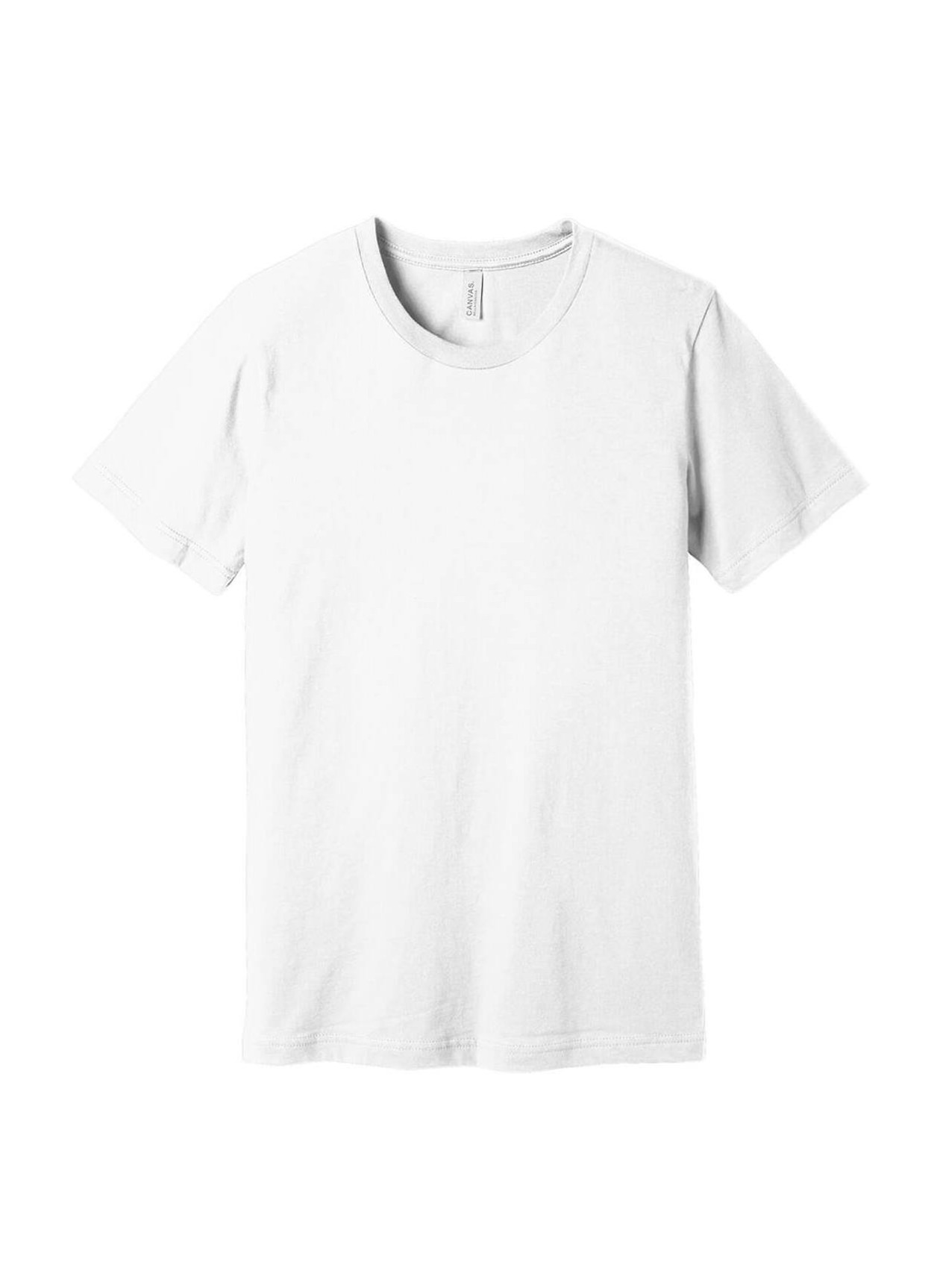 Bella + Canvas Men's Solid White Blend Heather CVC T-Shirt