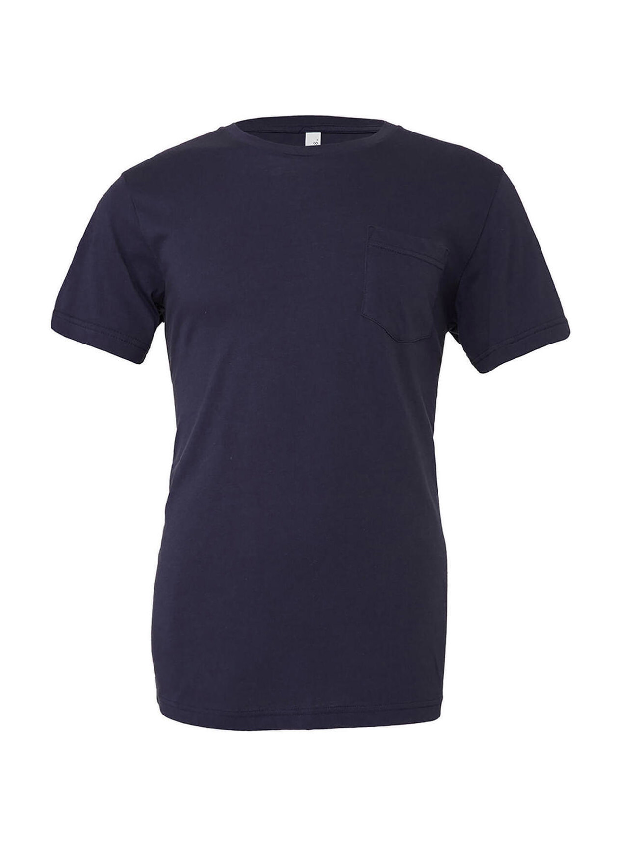 Bella + Canvas Men's Navy Jersey Pocket T-Shirt