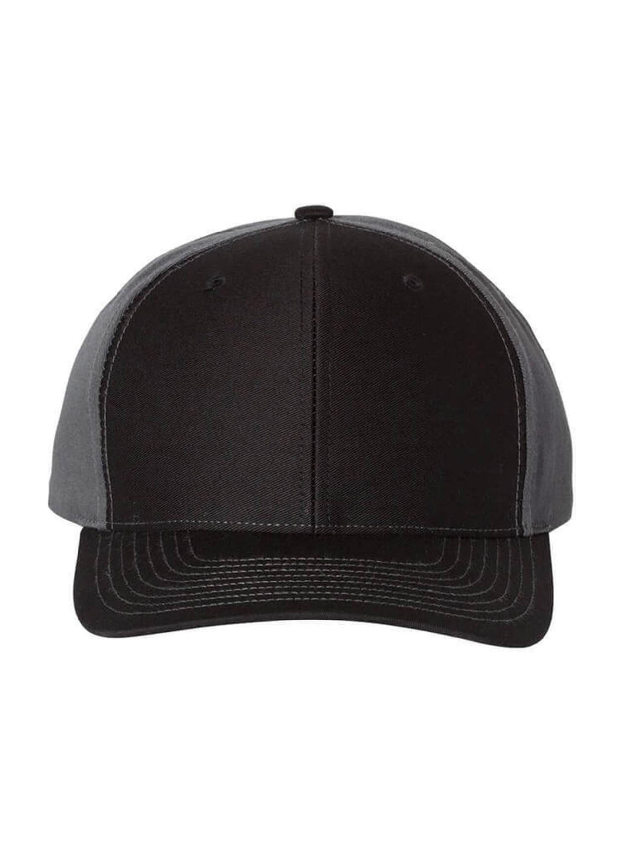 Richardson Black / Charcoal Richarson Twill Back Trucker Hat