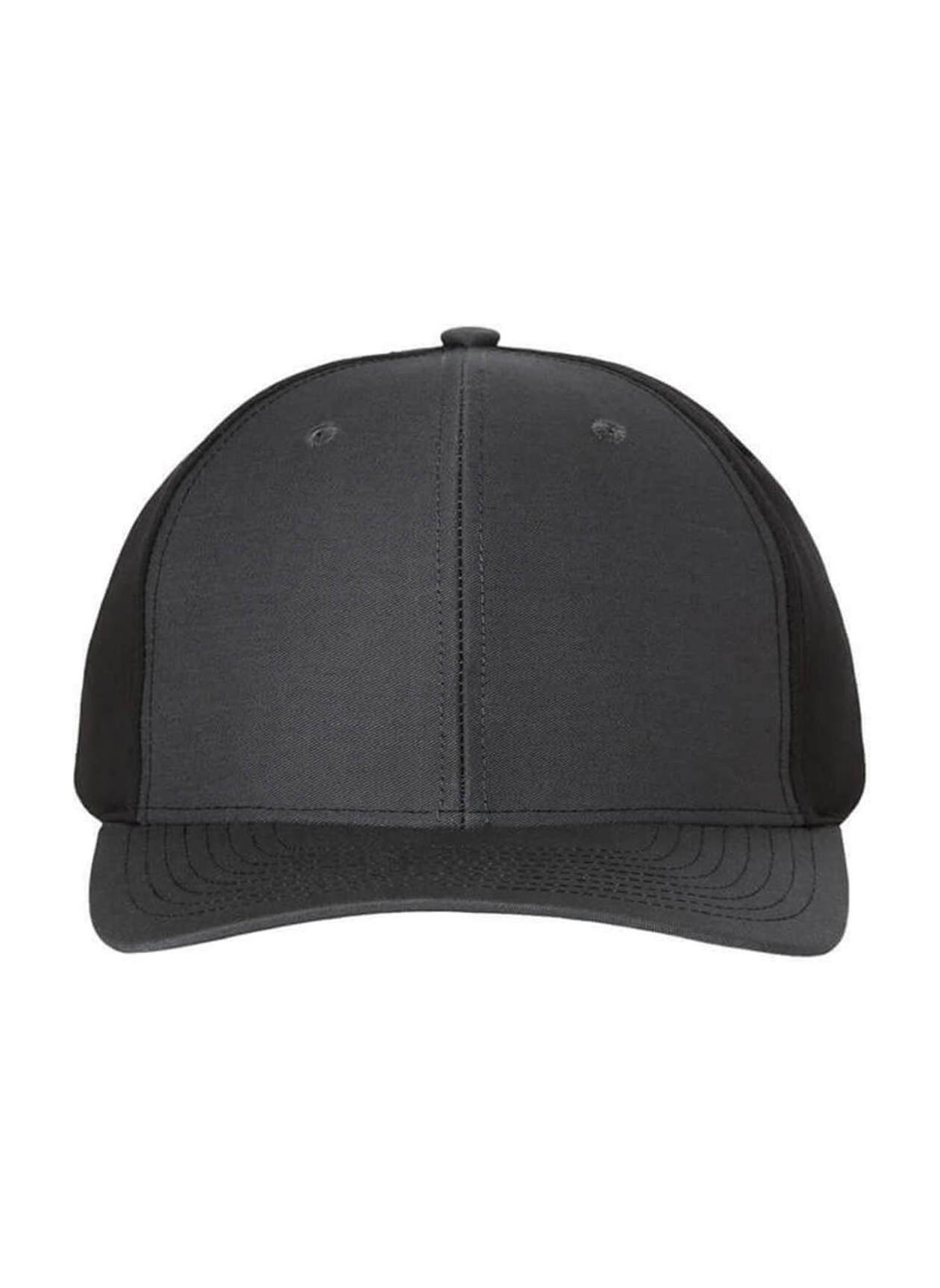 Richardson Charcoal / Black Richarson Twill Back Trucker Hat