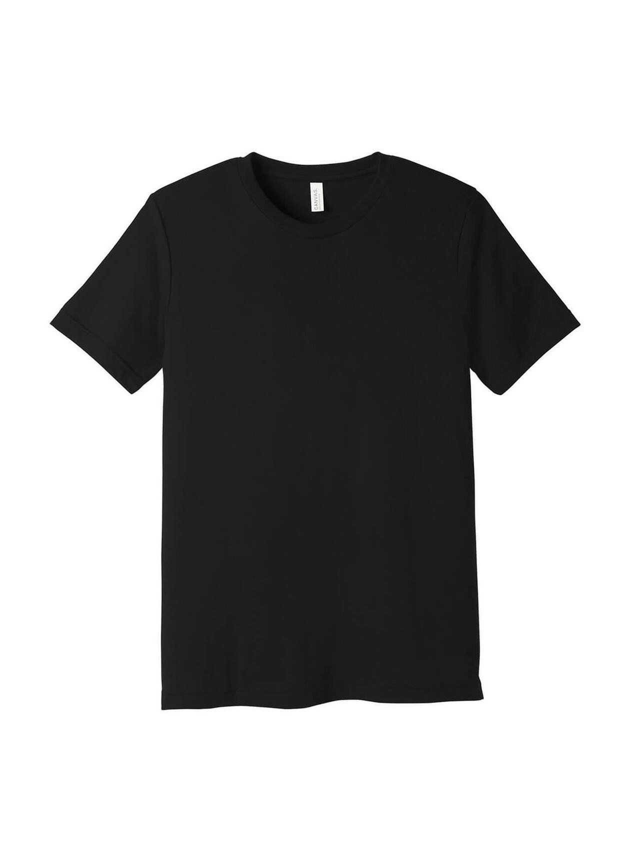 Bella + Canvas Men's Black Poly-Cotton T-Shirt