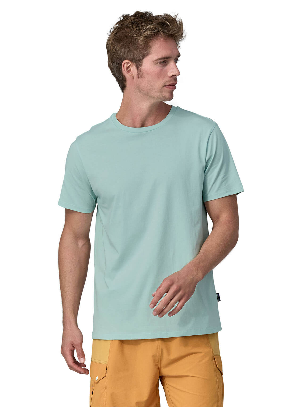 Patagonia Men's Subtidal Blue / Light Subtidal Blue X-Dye Capilene Cool  Lightweight T-Shirt