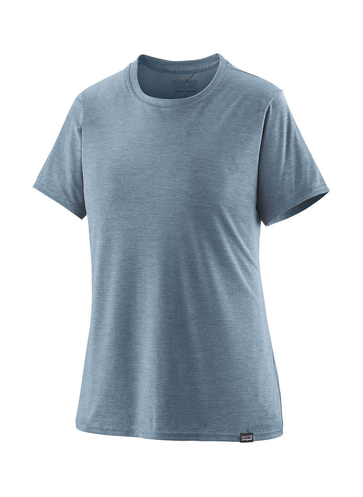 Patagonia Women's Steam Blue / Light Plume Grey Cap Cool Daily T-Shirt