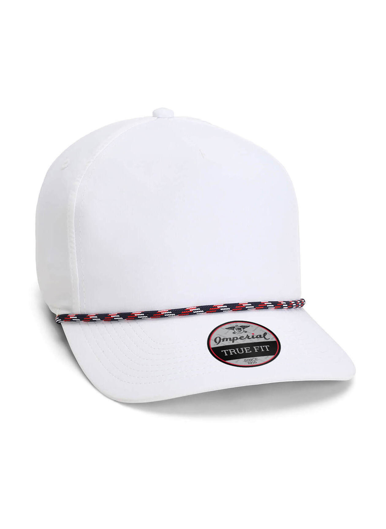 Imperial White / Navy And Red The Wrightson Performance Rope Hat